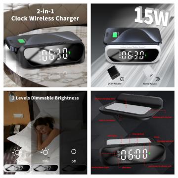 2-in-1Clock Wireless Charger HT-331