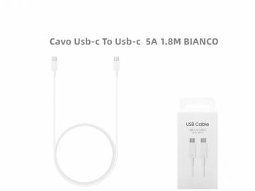 ELLITECK SC004 Cavo Usb-c To Usb-c  5A 1.8M