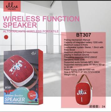 Ellie BT307 Wireless mini speaker 5w