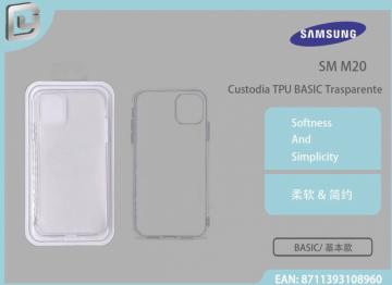 CUSTODIA TPU BASIC TRASPARENTE SAMSUNG M20